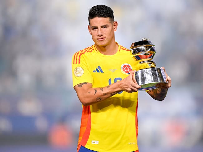 James Rodríguez.  (Photo by Pablo Morano/BSR Agency/Getty Images)
