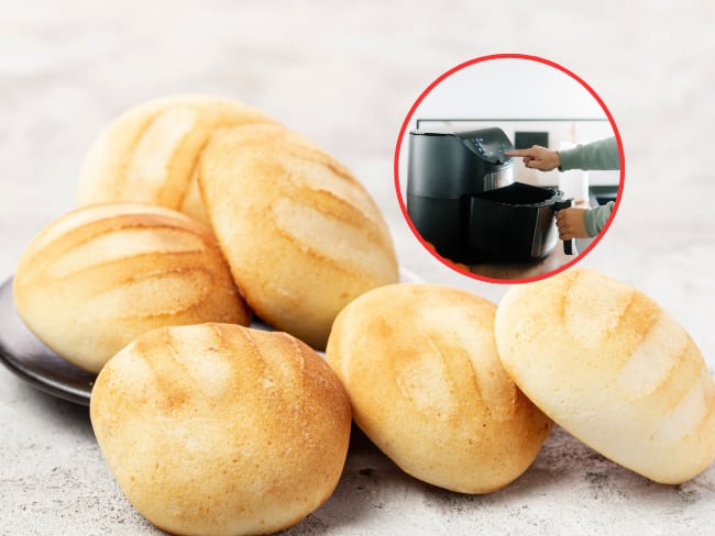 Pandebono, freidora de aire (Getty Images).