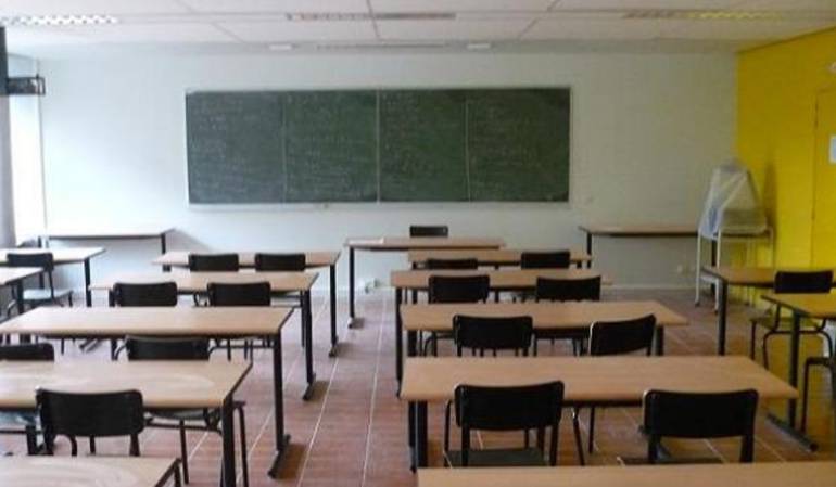 Desde la semana anterior se suspendieron las clases.