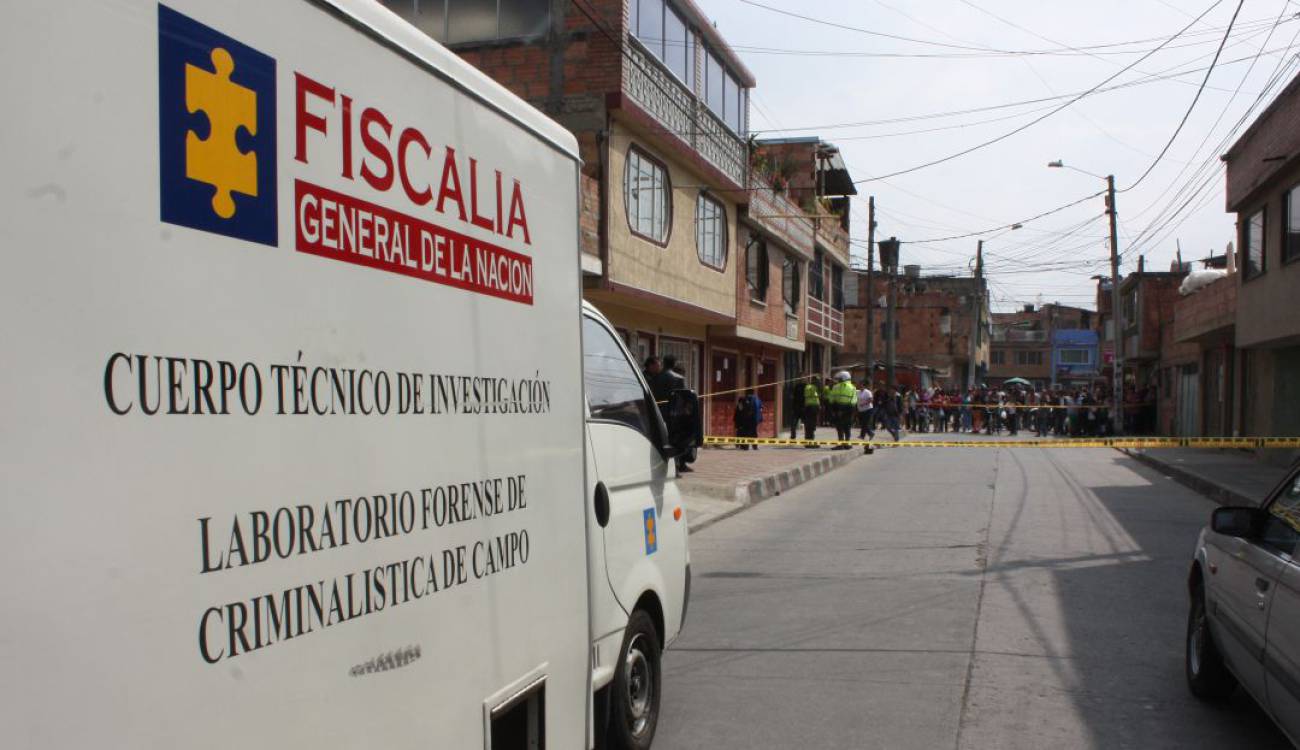 La Fiscalía desplegó un grupo de investigadores para esclarecer el crimen/Colprensa-Cortesía