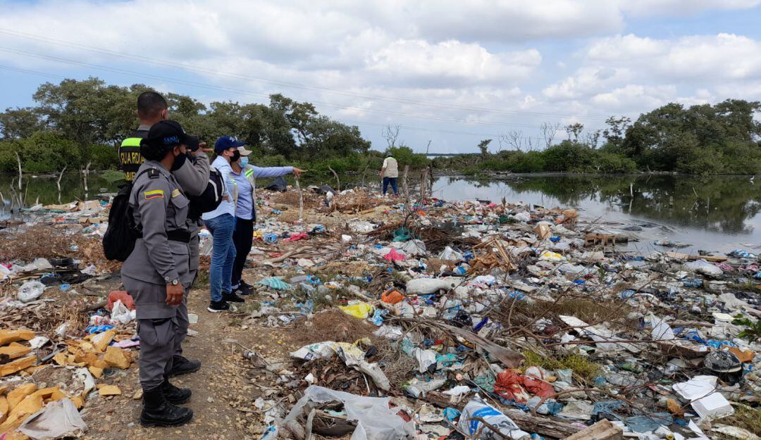 Se verificaron zonas colindantes a la Ciénaga de la Virgen que también son dañadas por corrientes de canales y caños como Calicanto, Matute y otros