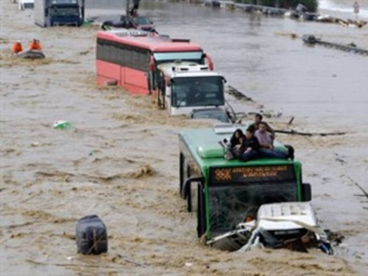 Un muerto y cinco desaparecidos por las riadas en sureste de Turquía