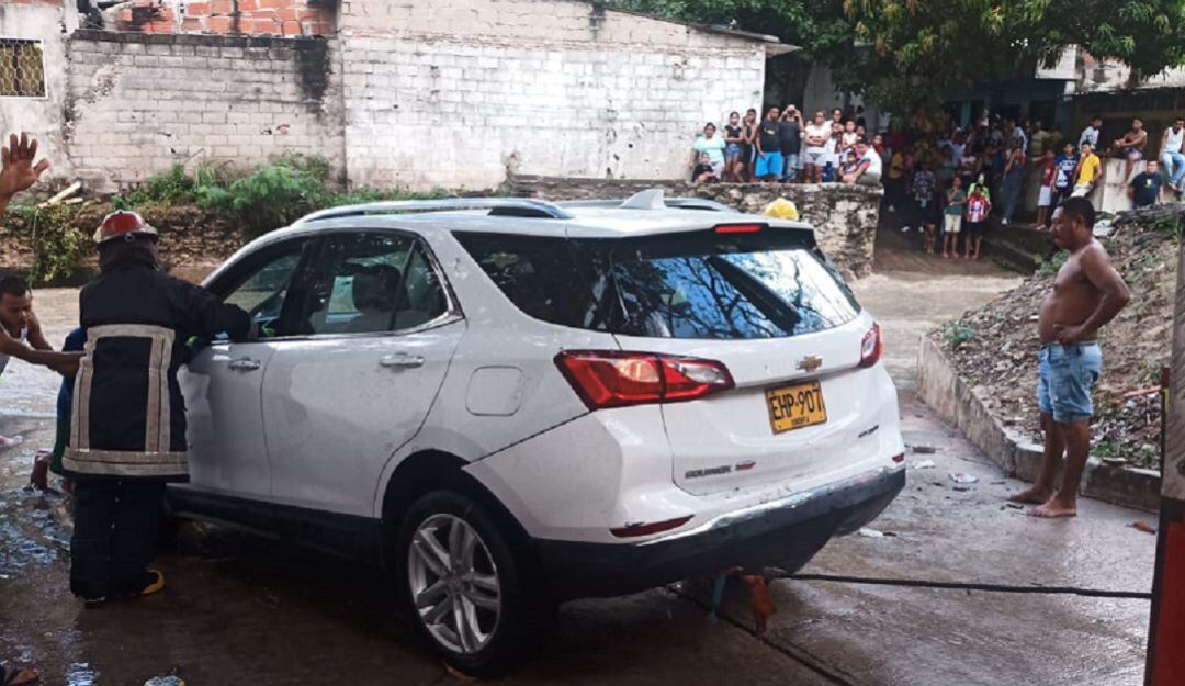 Camioneta del afectado 