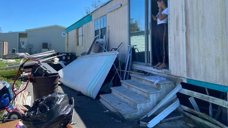 Nadie ha venido a preguntar por nosotros: afectada por el huracán Ian en Fort Myers