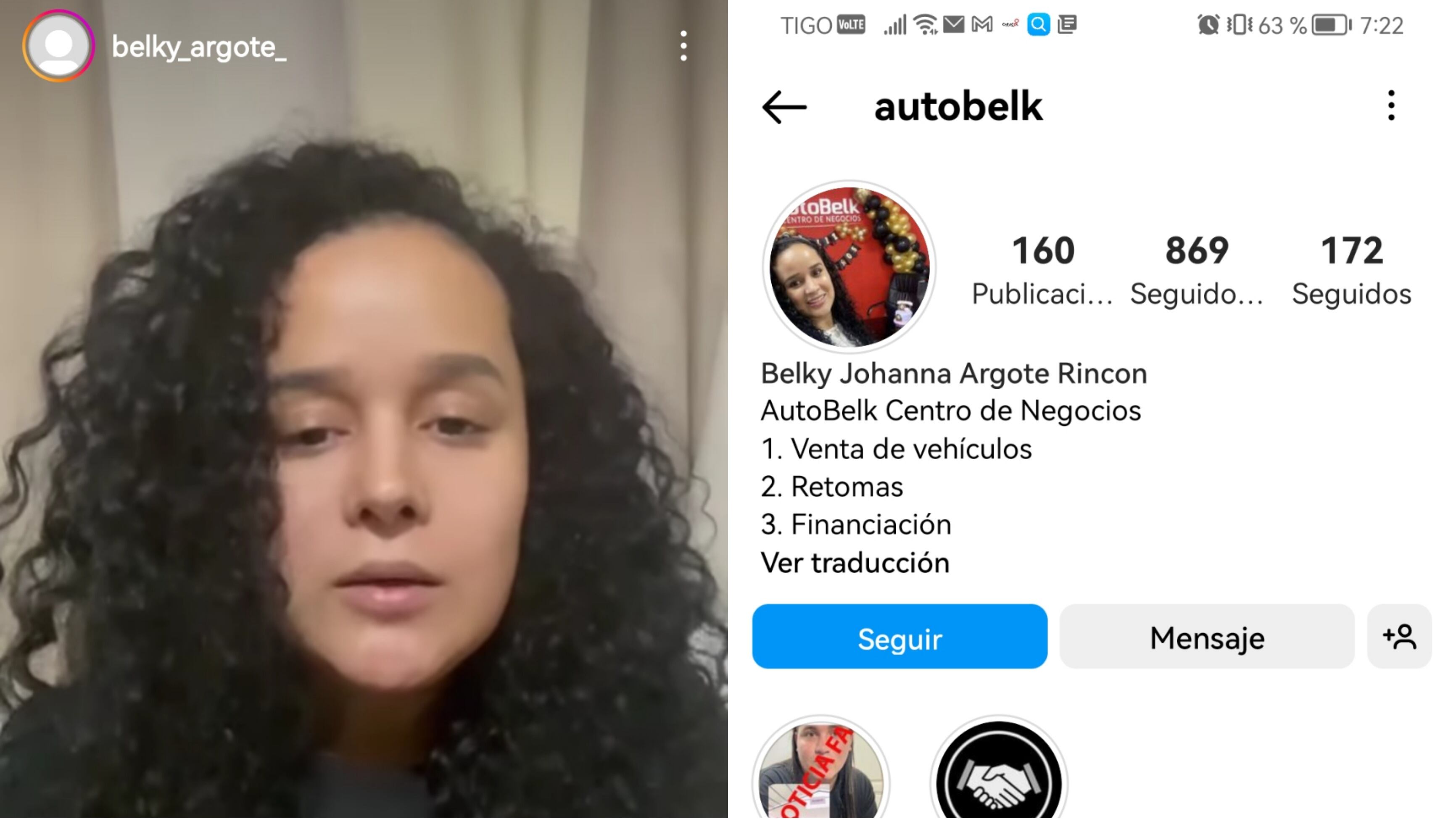 Presunta estafa en Cúcuta con Belky Argote . Foto Caracol Radio Cúcuta