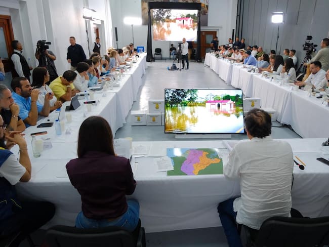 Petro aseguró que seguirá lloviendo sin precedentes en Córdoba y la llegada de un nuevo frente frío