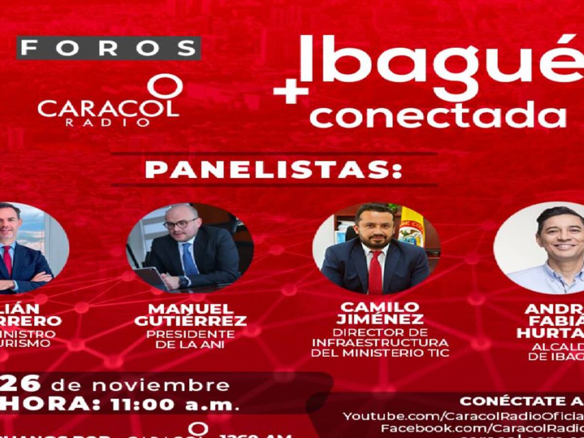 Hoy foro Ibagué + Conectada