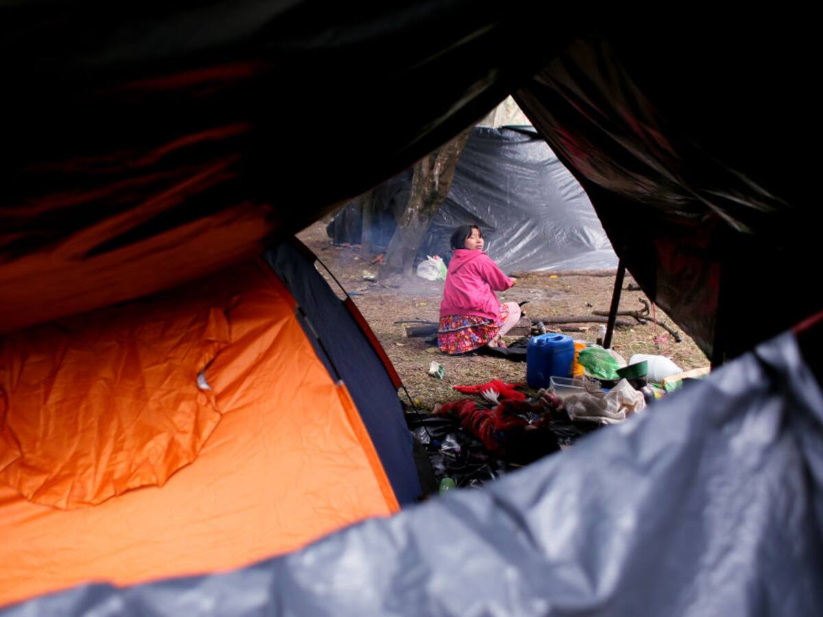 Intervención del Esmad en Parque Nacional en Bogotá dejó 15 indígenas heridos