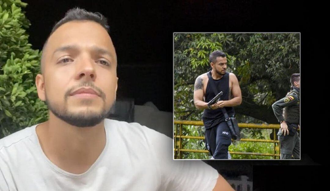 Rafael Andrés Escobar González por los delitos de usurpación de funciones públicas, empleo o lanzamiento de sustancias u objetos peligrosos, y amenazas agravado.