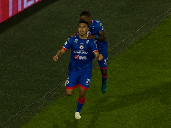 Carlos Daniel Hidalgo, máximo goleador histórico del Deportivo Pasto. (Photo by Daniel Garzon Herazo/NurPhoto via Getty Images)