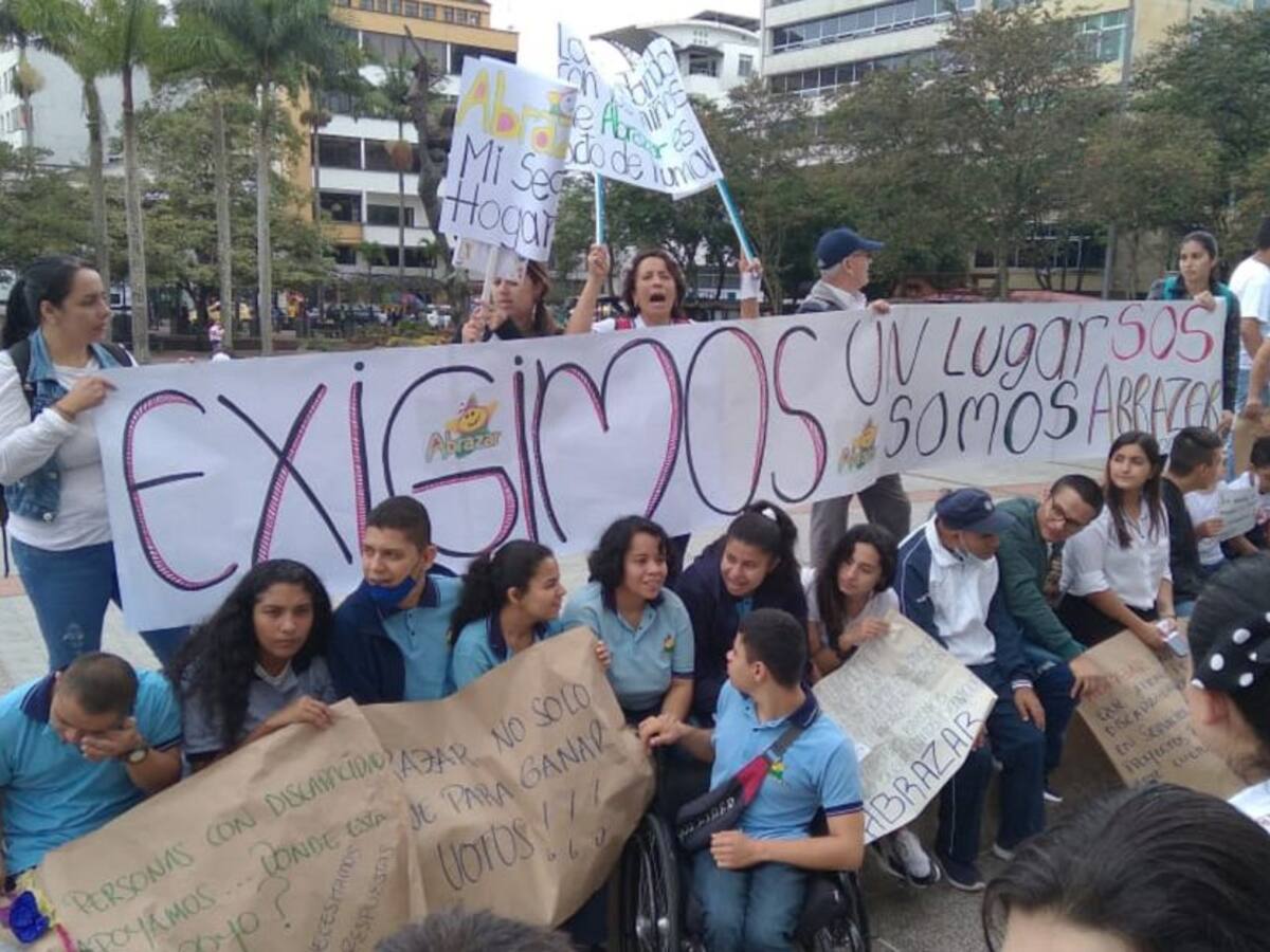 Beneficiarios de la fundación Abrazar en Quindío solicitan un predio