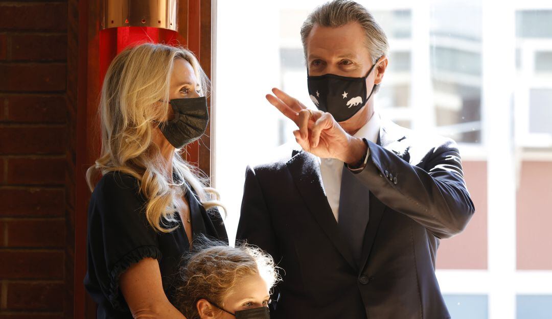 Gavin Newsom, Gobernador de California.