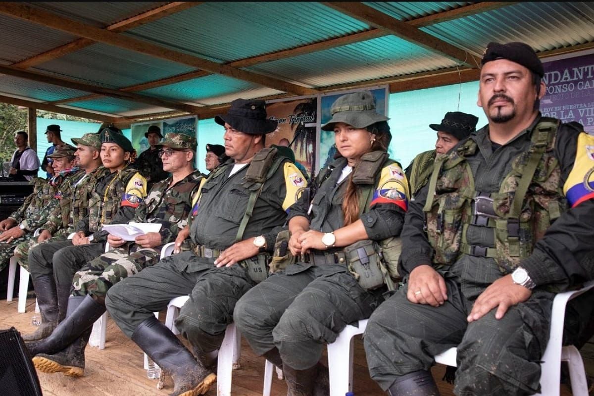 Estado Mayor Central de las Farc, facción disidencia que lidera alias 'Iván Mordisco'. Crédito: Colprensa. 