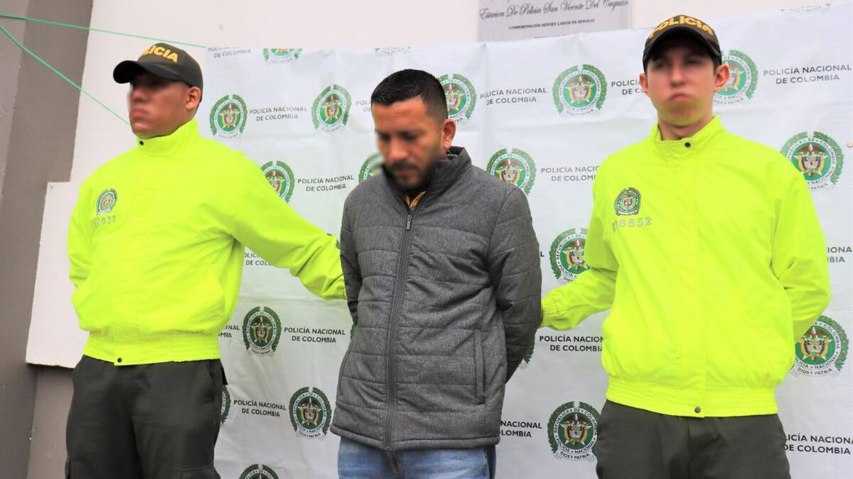Capturan a oficial del Inpec por desaparecer a su esposa en Caquetá