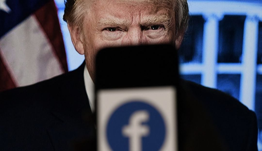 Disputa entre Facebook y Donald Trump 