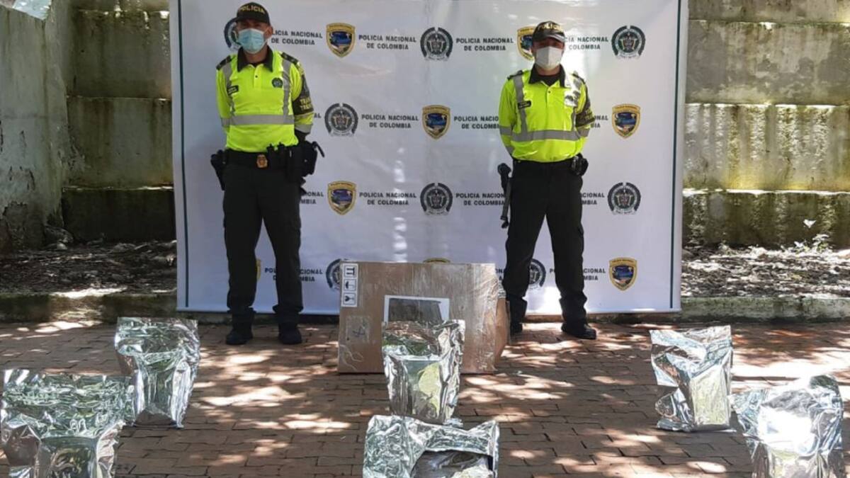 Incautados 9 kilos de marihuana en un camión de encomiendas