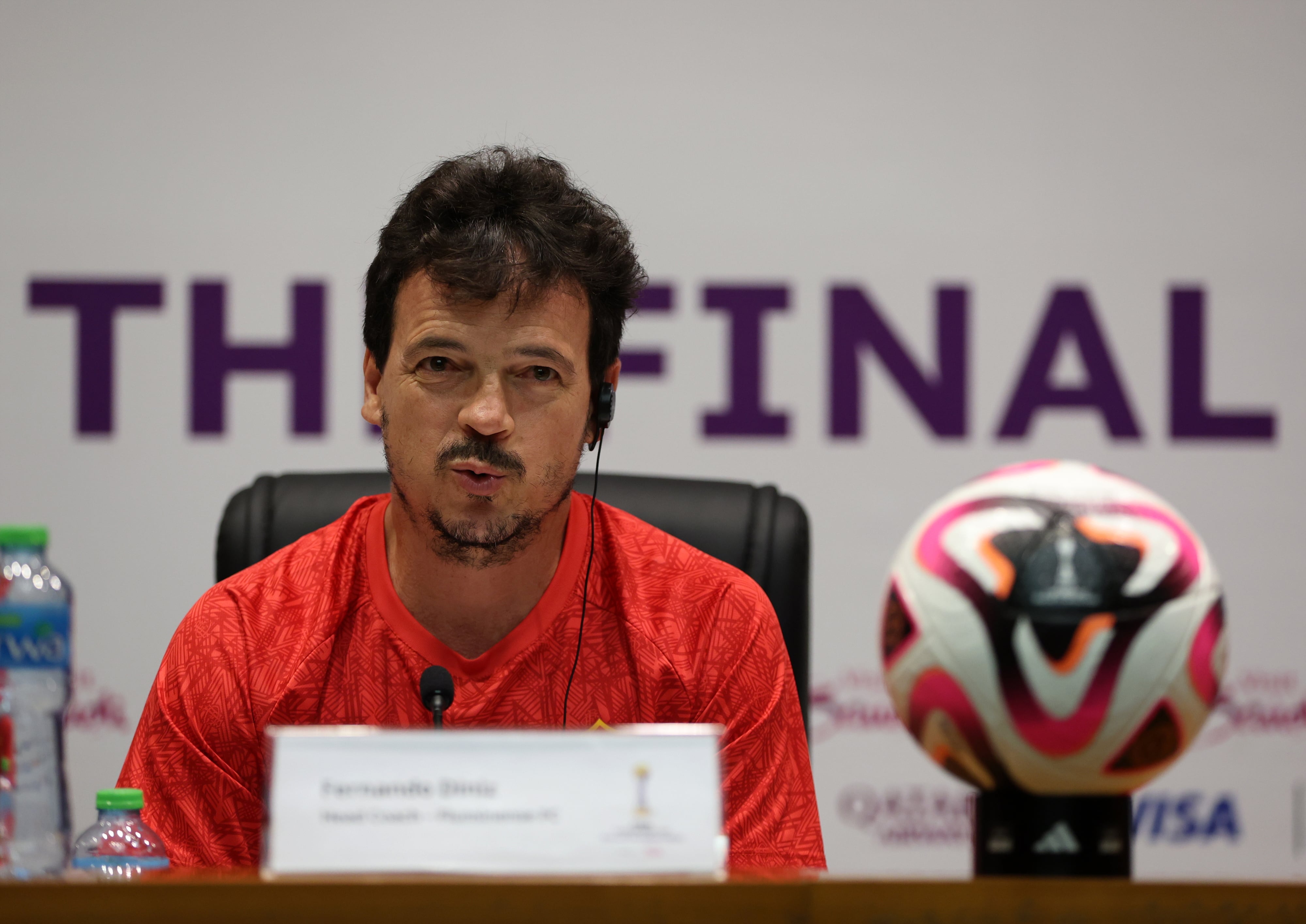 Jeddah (Saudi Arabia), 21/12/2023.- Head coach of Fluminense FC, Fernando Diniz Silva, attends a press conference before the final soccer match at the FIFA Club World Cup in Jeddah, Saudi Arabia, 21 December 2023. Fluminense FC will play against Manchester City in the FIFA Club World Cup final match on 22 December 2023. (Mundial de Fútbol, Arabia Saudita) EFE/EPA/ALI HAIDER