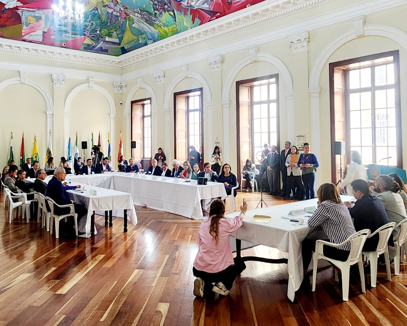 Instauración Comisión Accidental SITM - Congreso de la República. Vía: @GermanBlancoA