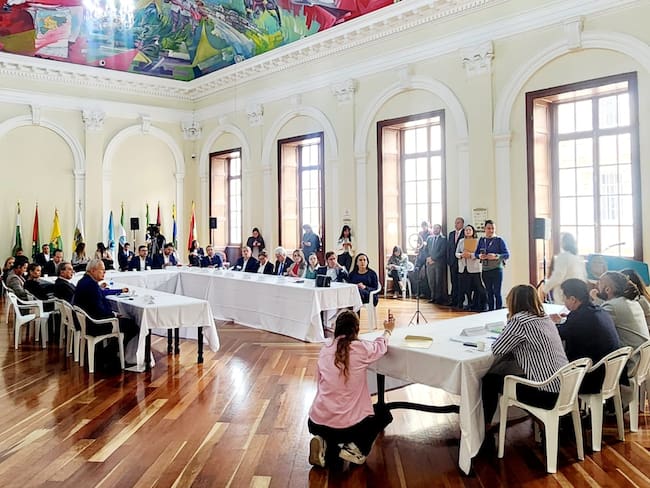 Instauración Comisión Accidental SITM - Congreso de la República. Vía: @GermanBlancoA