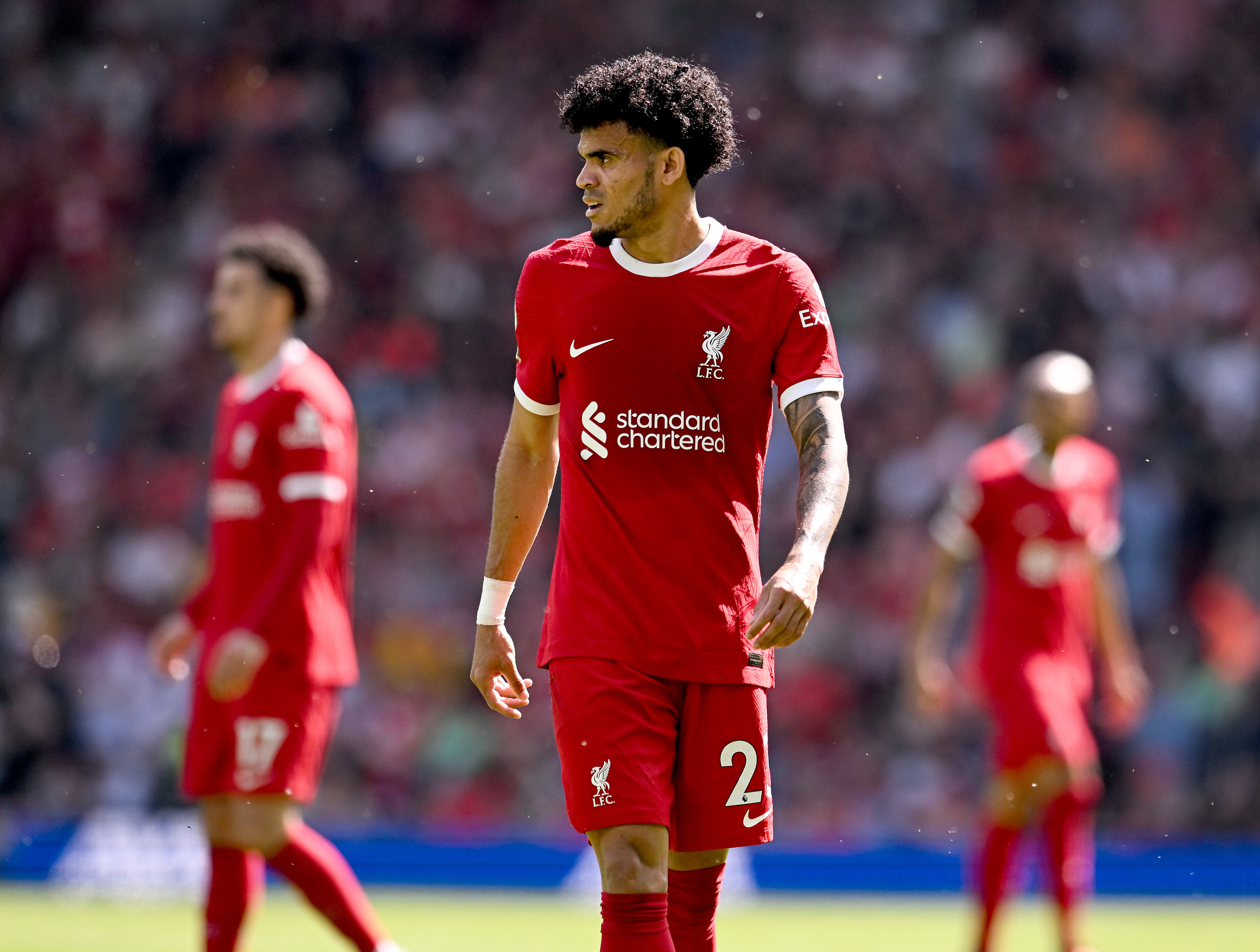 Luis Díaz disputará su tercera temporada en el Liverpool. (Photo by Andrew Powell/Liverpool FC via Getty Images)
