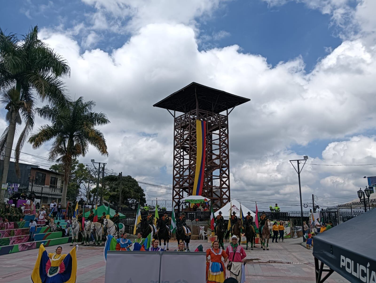 Mirador del Alto de la Cruz en Circasia, Quindío. Foto: Adrián Trejos