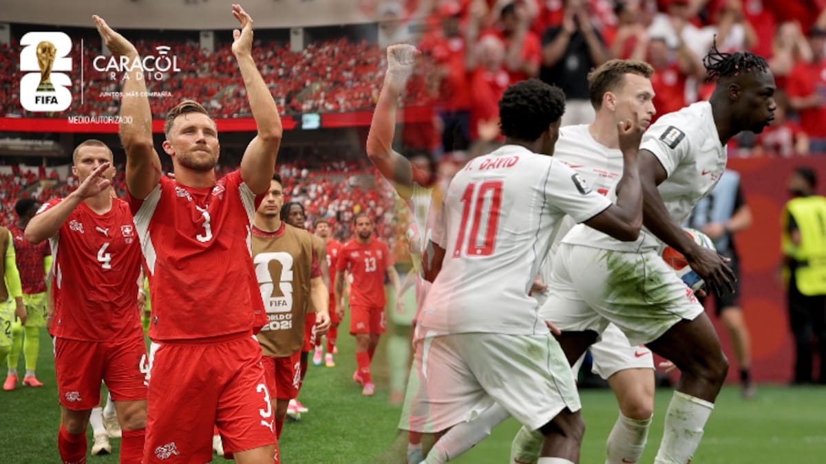 Suiza y Canadá clasifican; Bosnia espera: resumen y goles de los partidos del Grupo B del Mundial