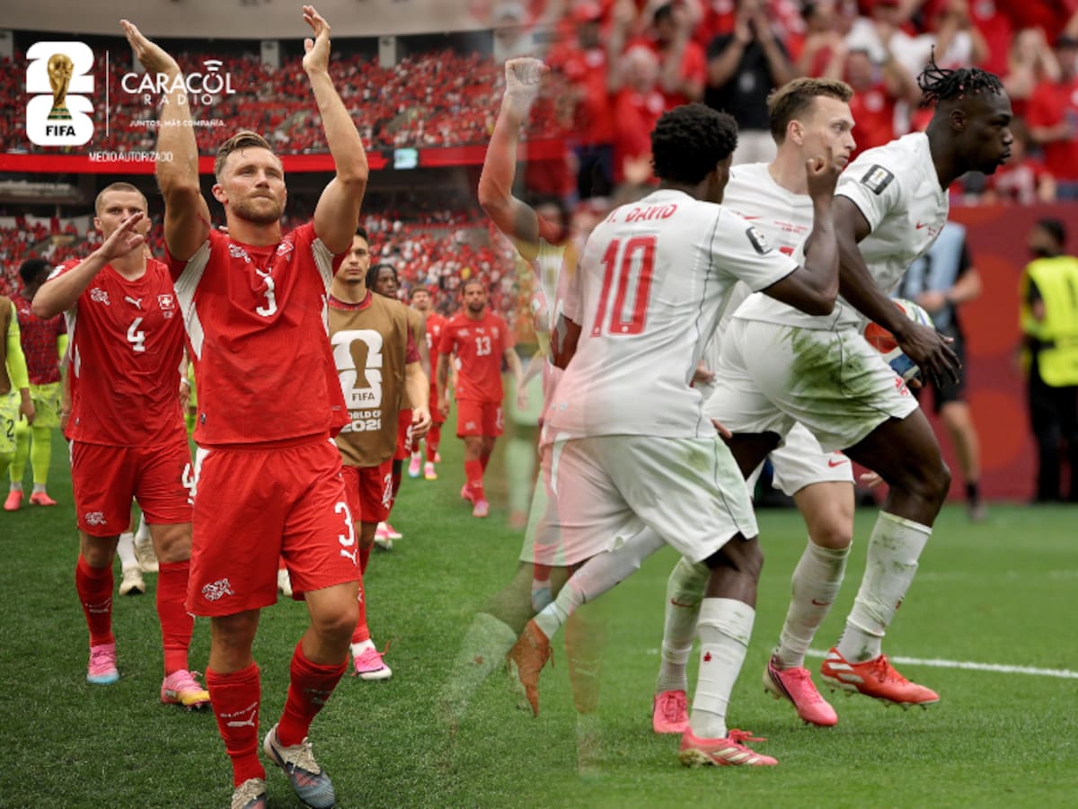 Suiza y Canadá clasifican; Bosnia espera: resumen y goles de los partidos del Grupo B del Mundial