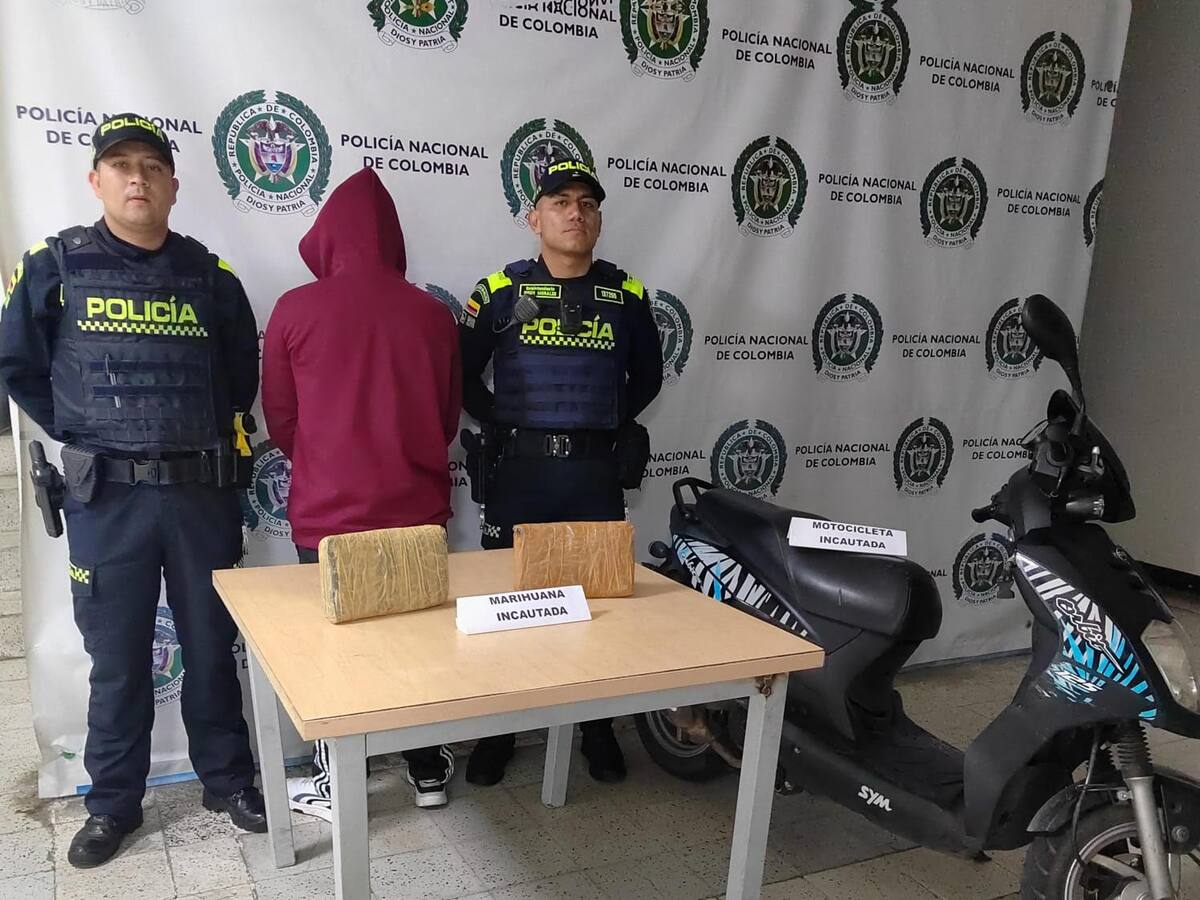 Un ciudadano de 39 años fue capturado en Manizales distribuyendo estupefacientes