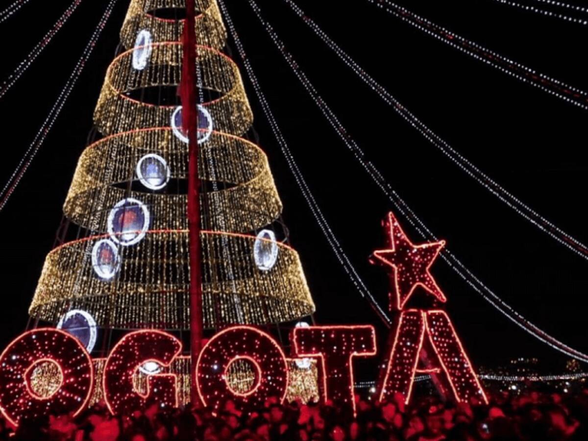 Se enciende la iluminación navideña en Bogotá