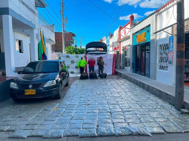 Incautación de 232.700 gramos de marihuana en Tesalia. Foto Relacionada
