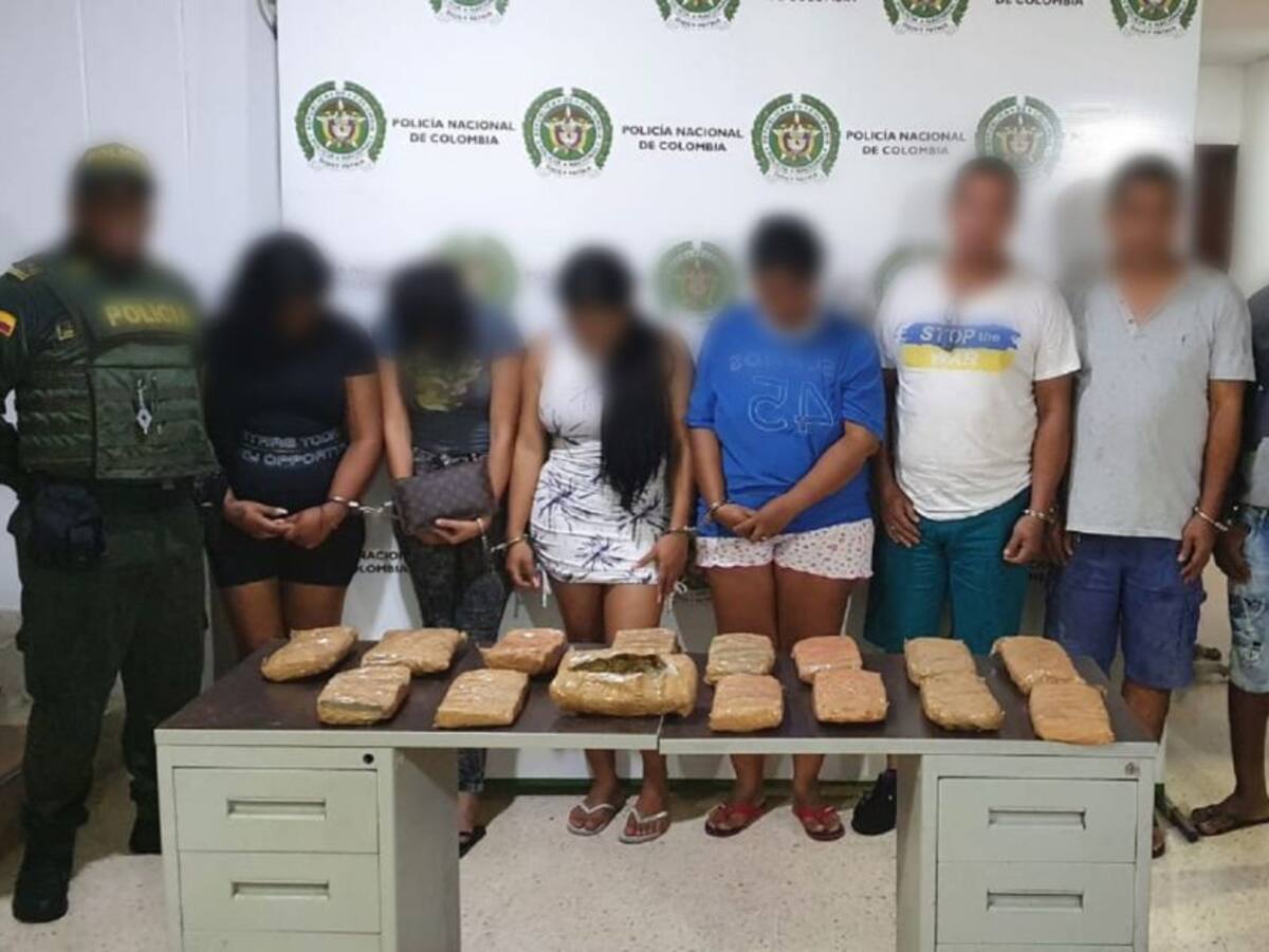 Capturan a siete personas por vender drogas del Clan del Golfo en Cartagena
