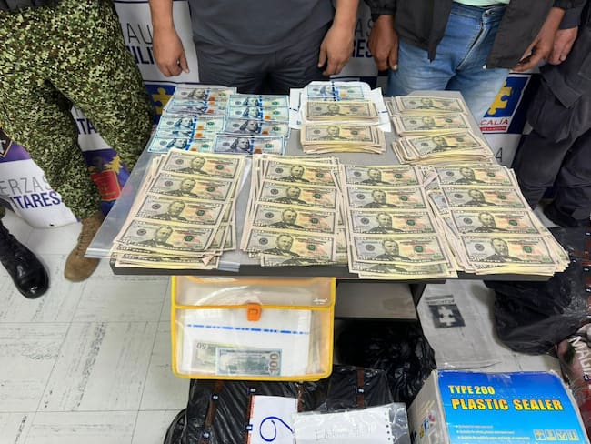 Incautan más de un millón de dólares falsos en el sur de Bogotá