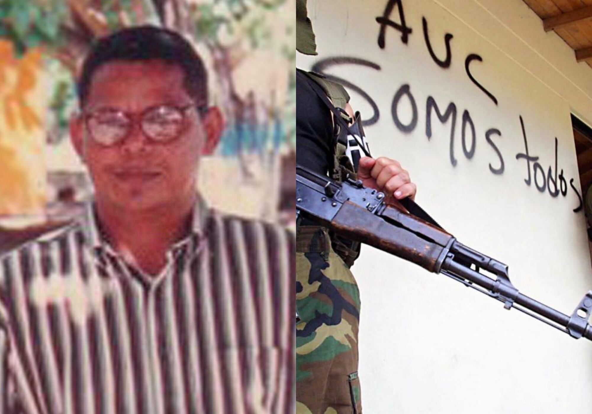 Profesor de la Universidad del Atlántico, Jorge Freytter Romero y AUC. Foto: Getty Images y cortesía.