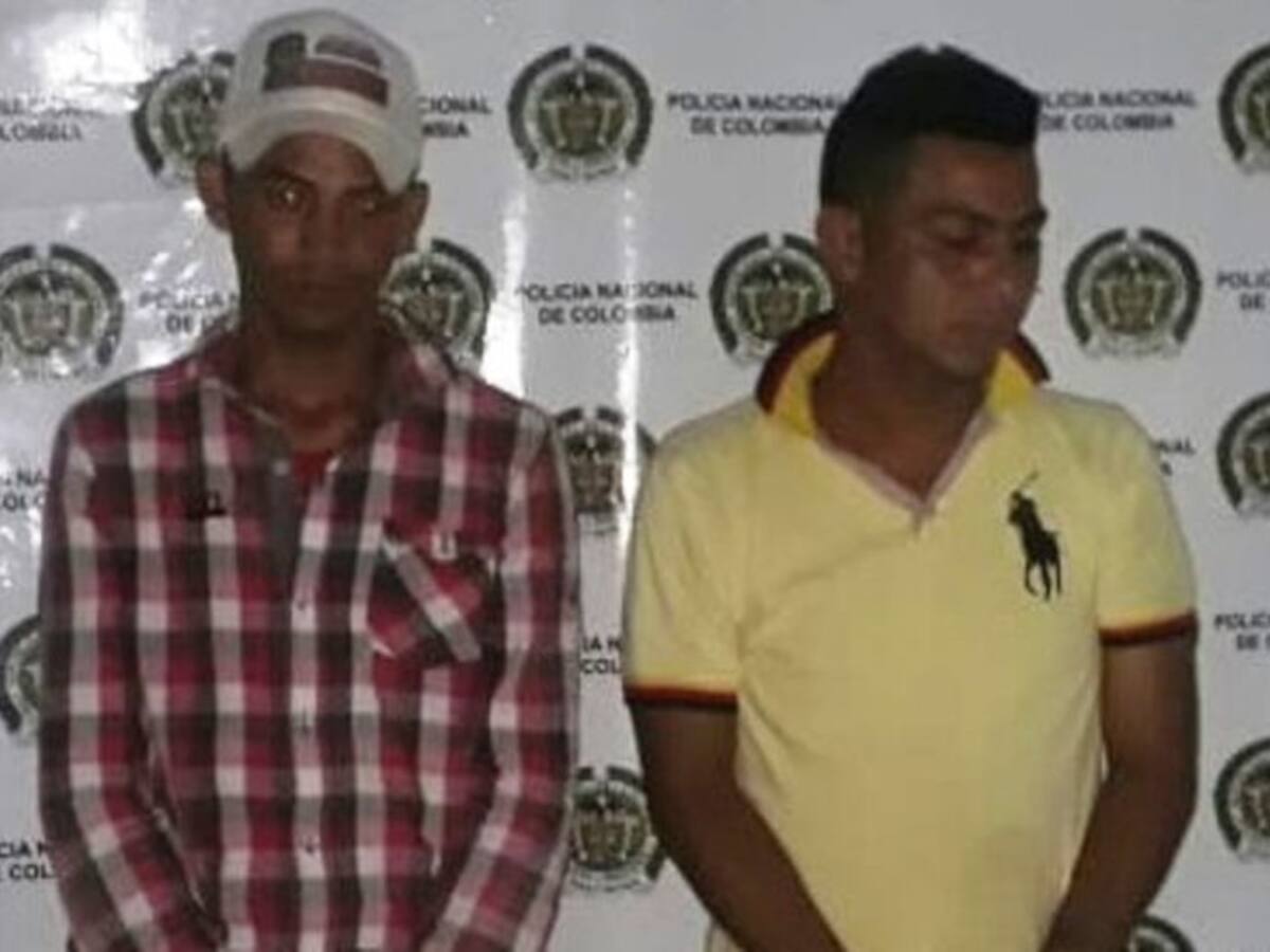 En persecución capturaron a dos presuntos asaltantes en Magangué