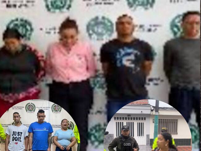 Capturados "Los Andariegos"- fotos Fiscalía