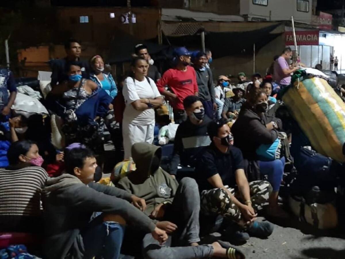La dura situación en la frontera por salida de migrantes venezolanos