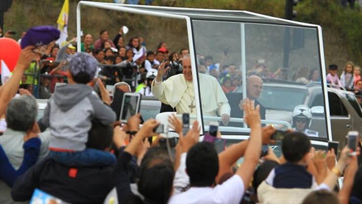 Papa iniciará su segundo día en Ecuador con una misa en Guayaquil