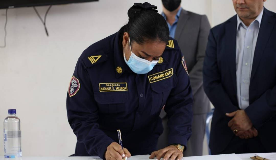 Una caldense liderará el grupo USAR en el país. Crédito: Gobernación de Caldas.