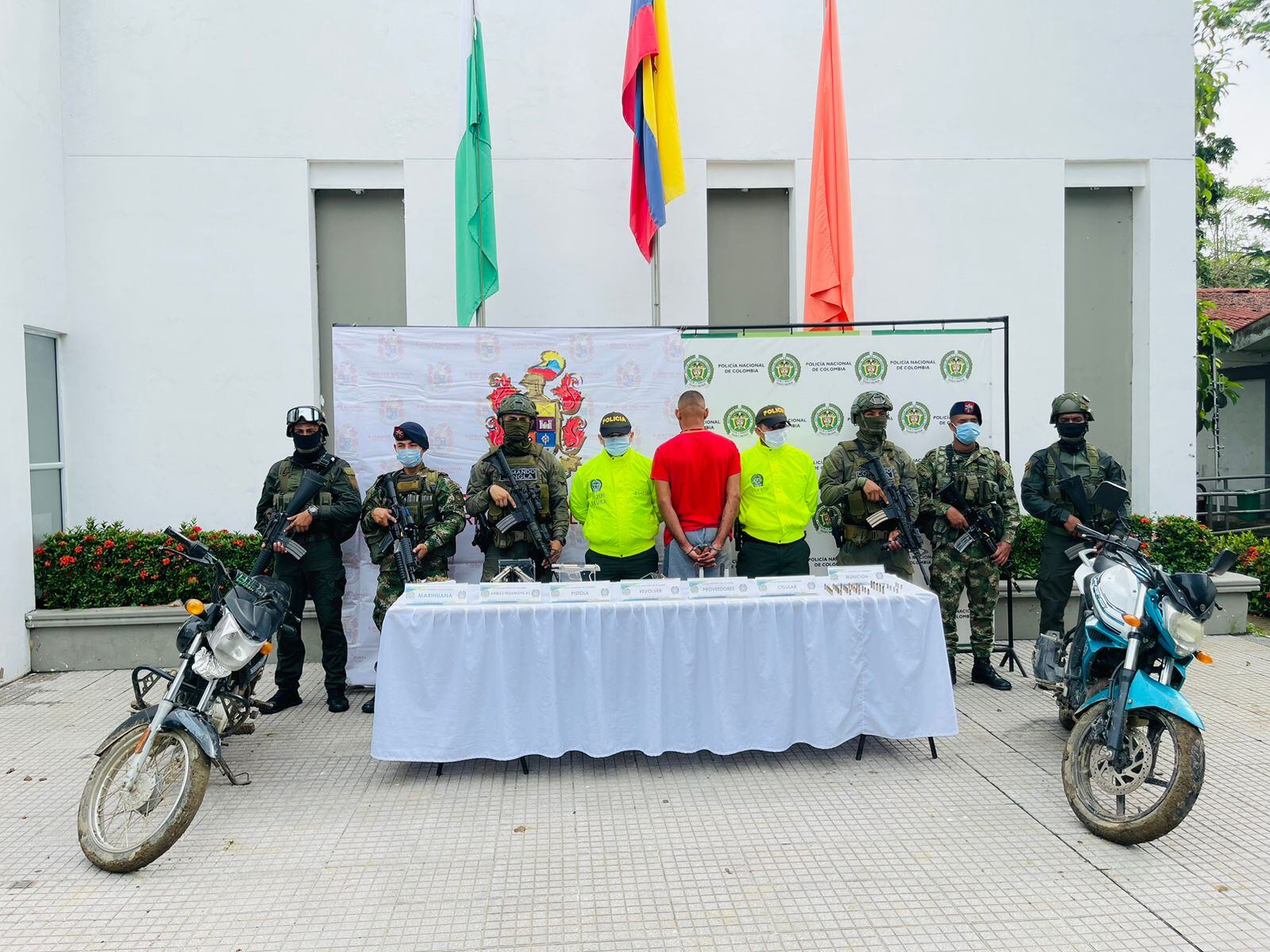 Alias Quintero capturado-foto Brigada 17 ejército