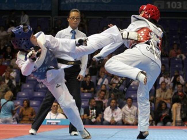 Doris Patiño pierde el oro en taekwondo