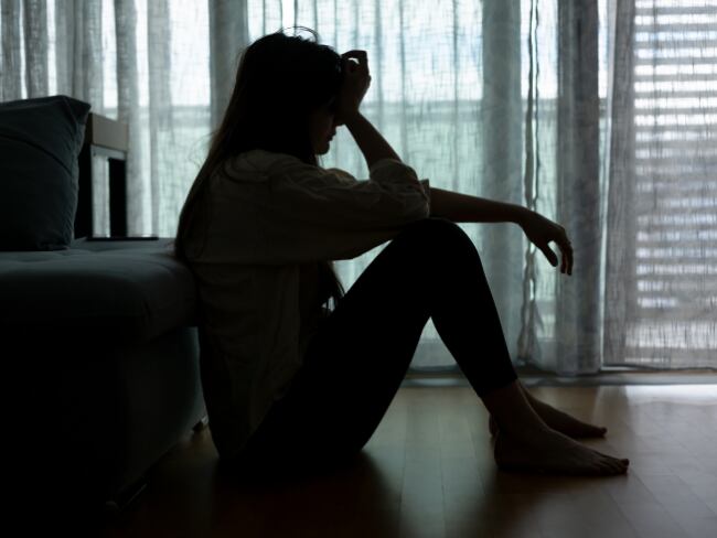 Mujer con depresión, imagen de referencia