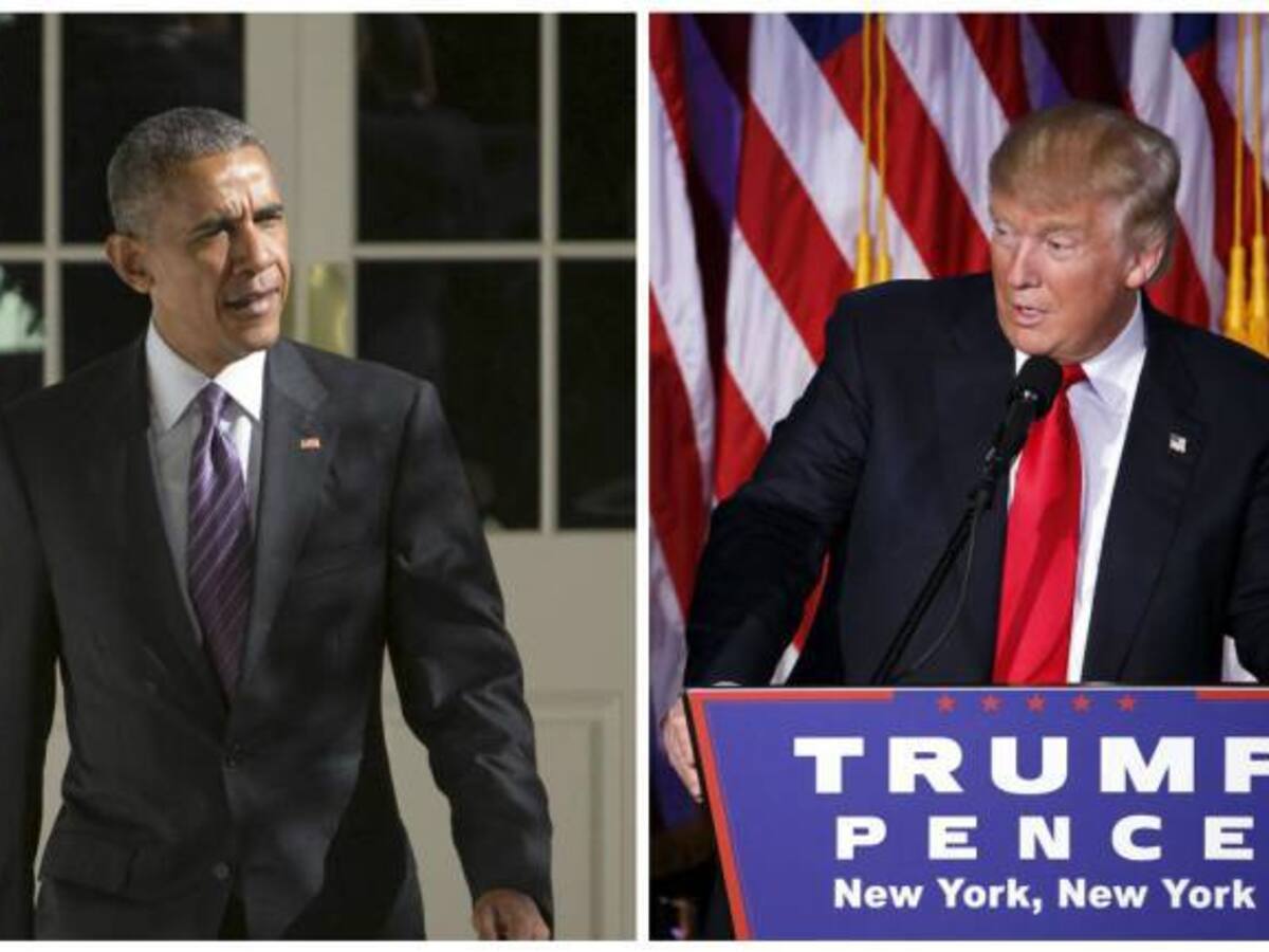 Barack Obama recibirá a Donald Trump en la Casa Blanca