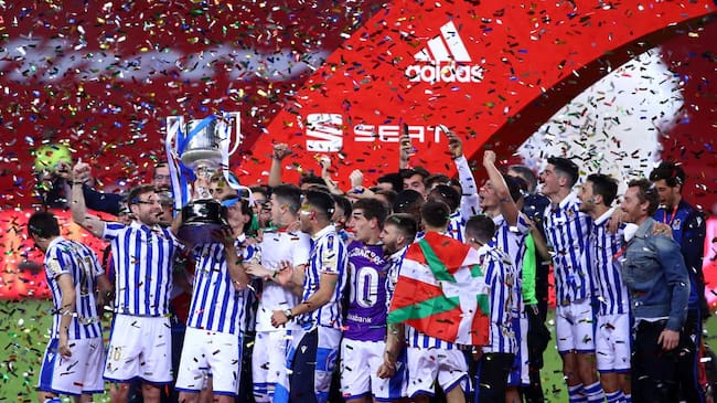 Real Sociedad campeón de la Copa del Rey luego de 34 años