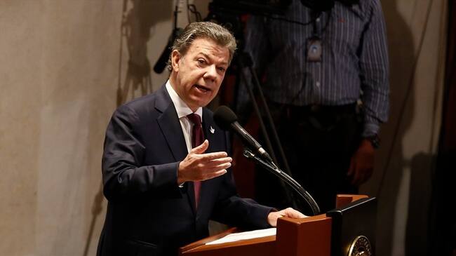 El presidente Juan Manuel Santos. Foto: Colprensa