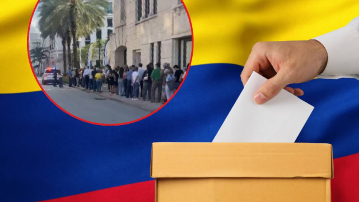Elecciones 2026: Masivas filas en el consulado de Miami por votaciones anticipadas a la presidencia