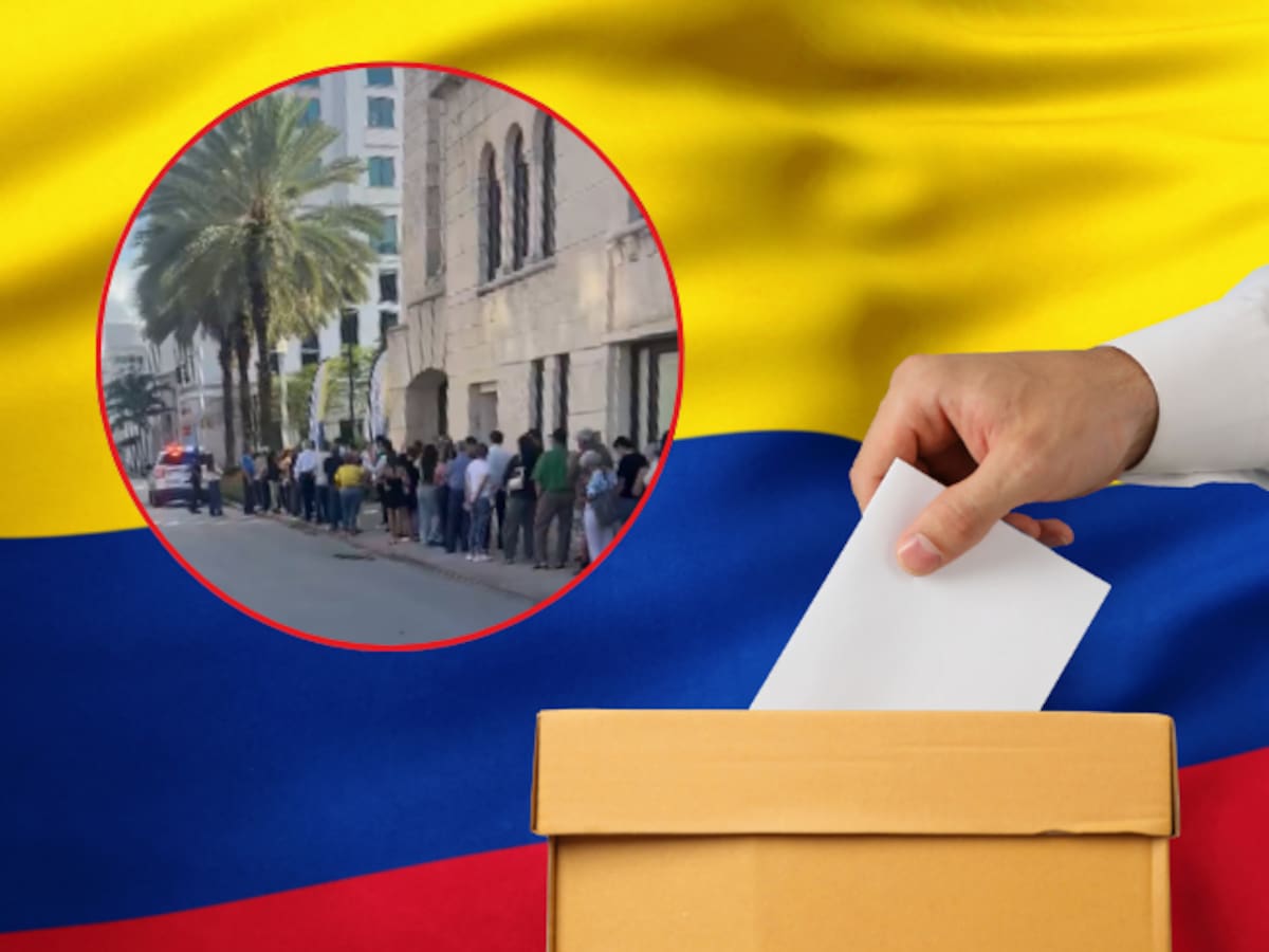 Elecciones 2026: Masivas filas en el consulado de Miami por votaciones anticipadas a la presidencia