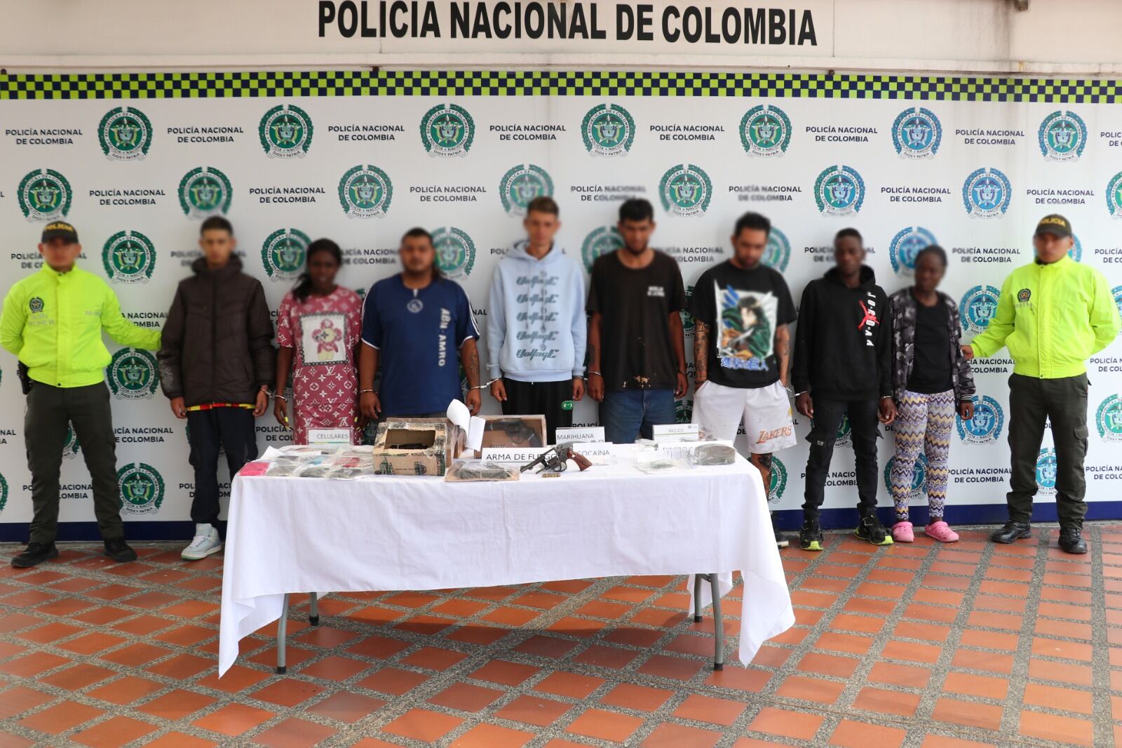 Capturados integrantes de la banda delincuencial 'Cóndor' - Policía Metropolitana de Pereira.