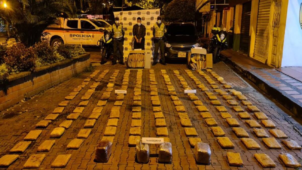 Un hombre pretendía huir con 200 kg de marihuana luego de evadir un pare