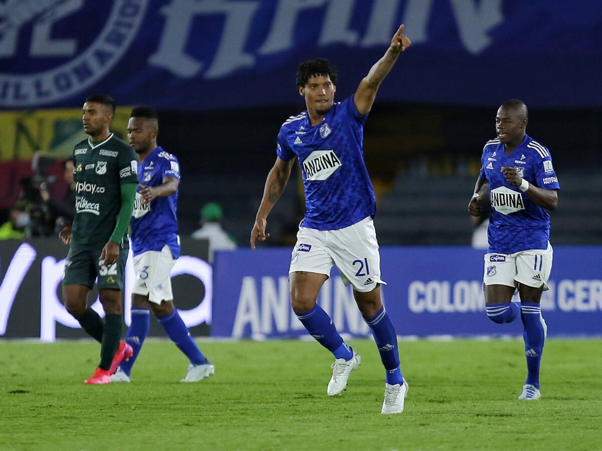 Millonarios supera con comodidad a un inferior Deportivo Cali