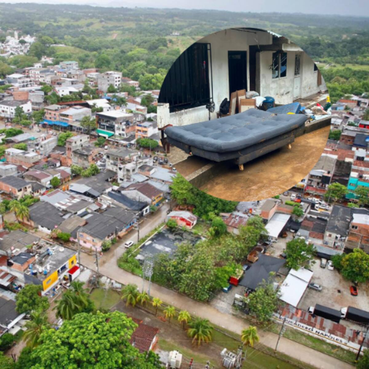 Tres corregimientos están afectados por inundaciones en Puerto Triunfo, Antioquia